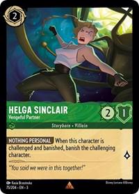 Helga Sinclair - Vengeful Partner #75 Lorcana Into the Inklands - NM