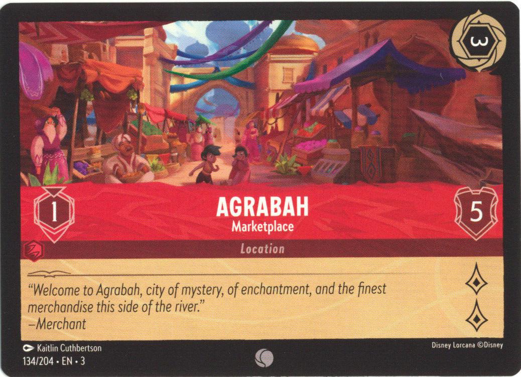 Agrabah - Marketplace #134 Lorcana Into the Inklands - NM