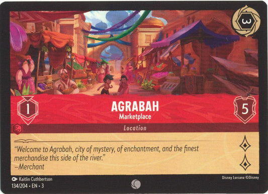 Agrabah - Mercado #134 Lorcana Into the Inklands - NM