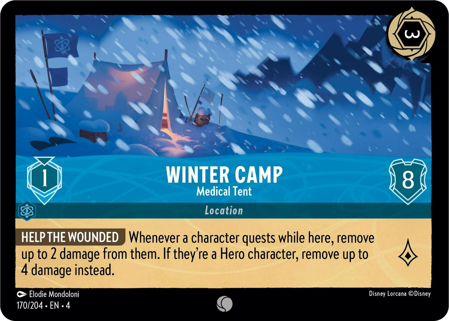 Camp d'Hiver - Tente Médicale #170 Lorcana Le Retour d'Ursula - NM