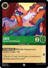 Zazu - Steward of the Pride Lands #93 Lorcana Into the Inklands - NM