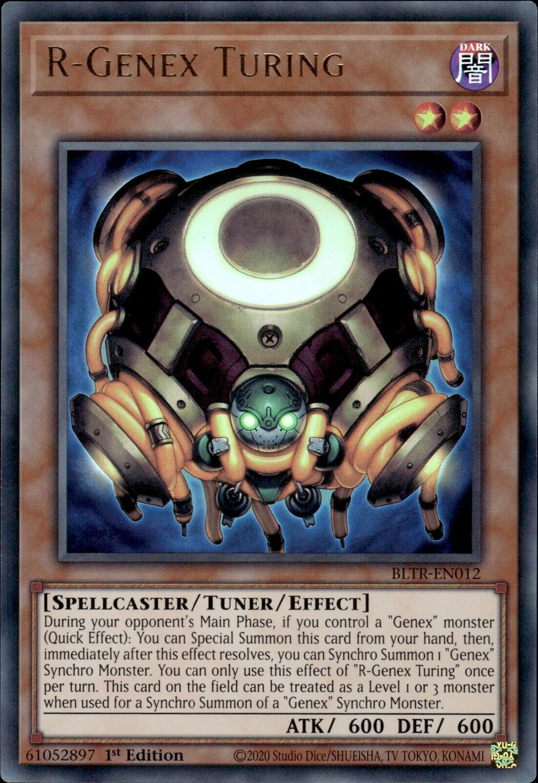 R-Genex Turing BLTR-EN012 YuGiOh Battles of Legend: Terminal Revenge - NM