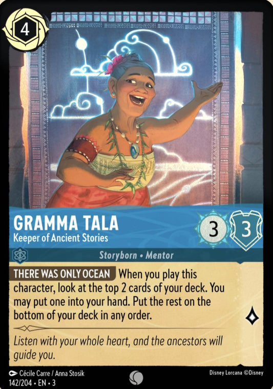 Abuela Tala - Guardiana de historias ancestrales [Foil] #142 Lorcana Into the Inklands - NM