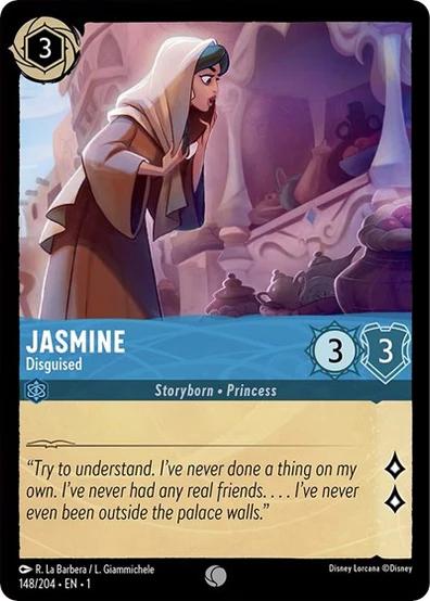 Jasmine - Disfrazada [Foil] #148 Lorcana Primer Capítulo - NM