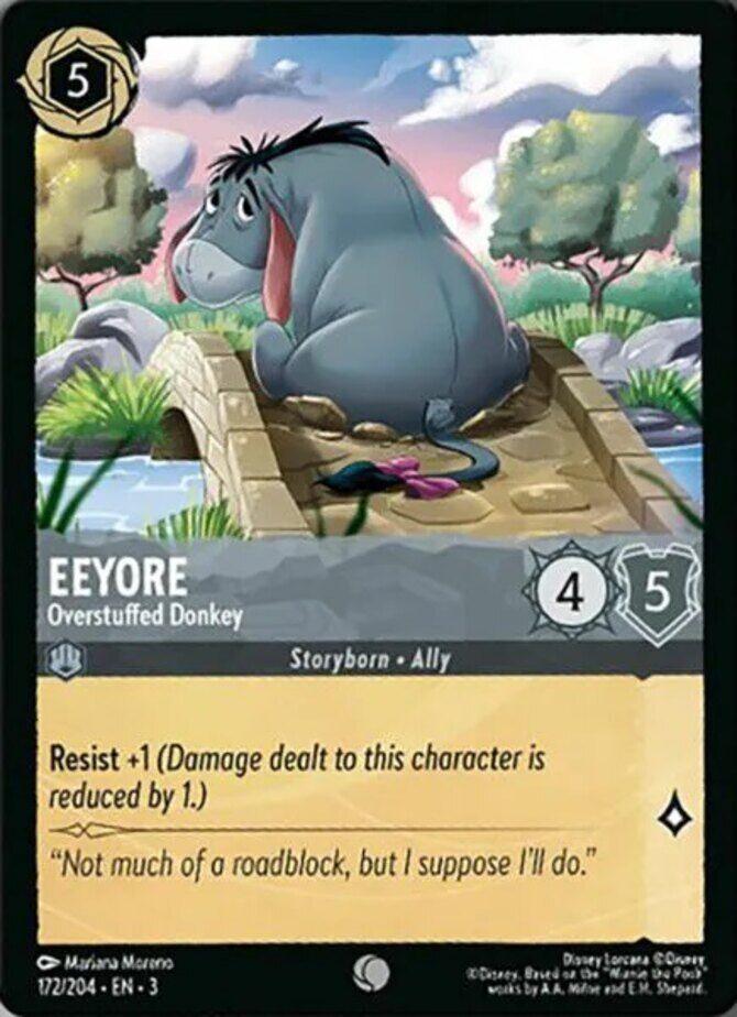 Eeyore - Burro Relleno [Foil] #172 Lorcana Into the Inklands - NM