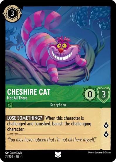 Chat du Cheshire - Déraillé [Brillant] #71 Lorcana Premier Chapitre - NM