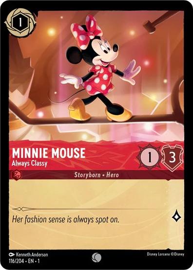 Minnie Mouse - Siempre con Clase [Foil] #116 Lorcana Primer Capítulo - NM