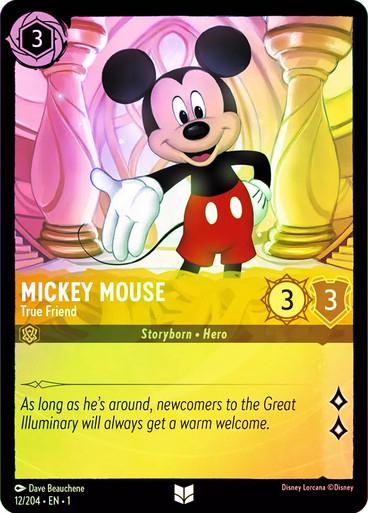 Mickey Mouse - Amigo fiel [Metalizado] #12 Lorcana Primer Capítulo - NM