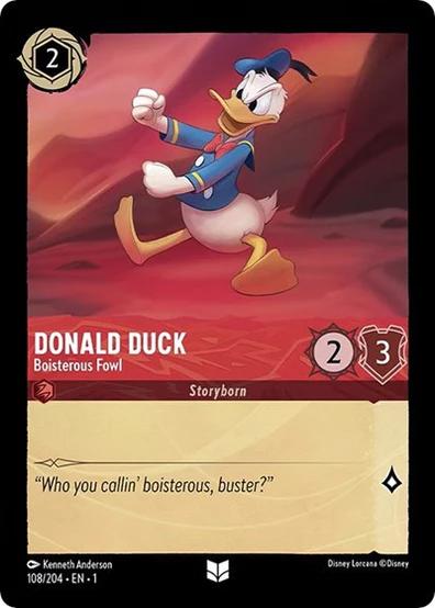 Donald Duck - Ave Ruidosa [Foil] #108 Lorcana Primer Capítulo - NM