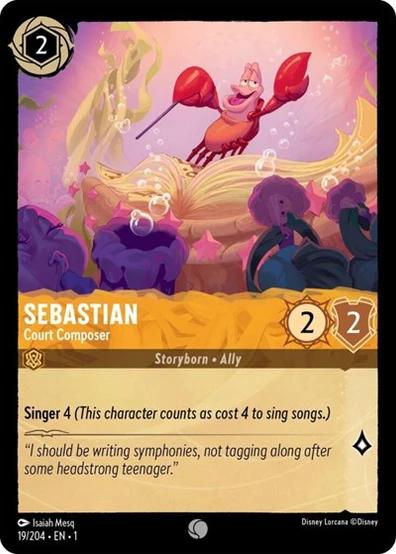 Sebastian - Compositor de la Corte [Foil] #19 Lorcana Primer Capítulo - NM