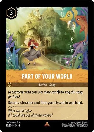 Part of Your World [Foil] #30 Lorcana First Chapter - NM