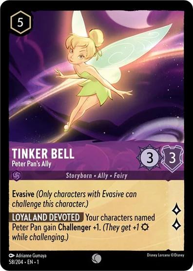 Campanita - Aliada de Peter Pan [Foil] #58 Lorcana Primer Capítulo - NM