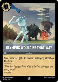 Olympus Would Be That Way #197 Lorcana Into the Inklands - NM