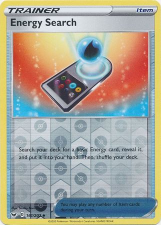 Energy Search #161/202 Sword & Shield 2020 Near Mint