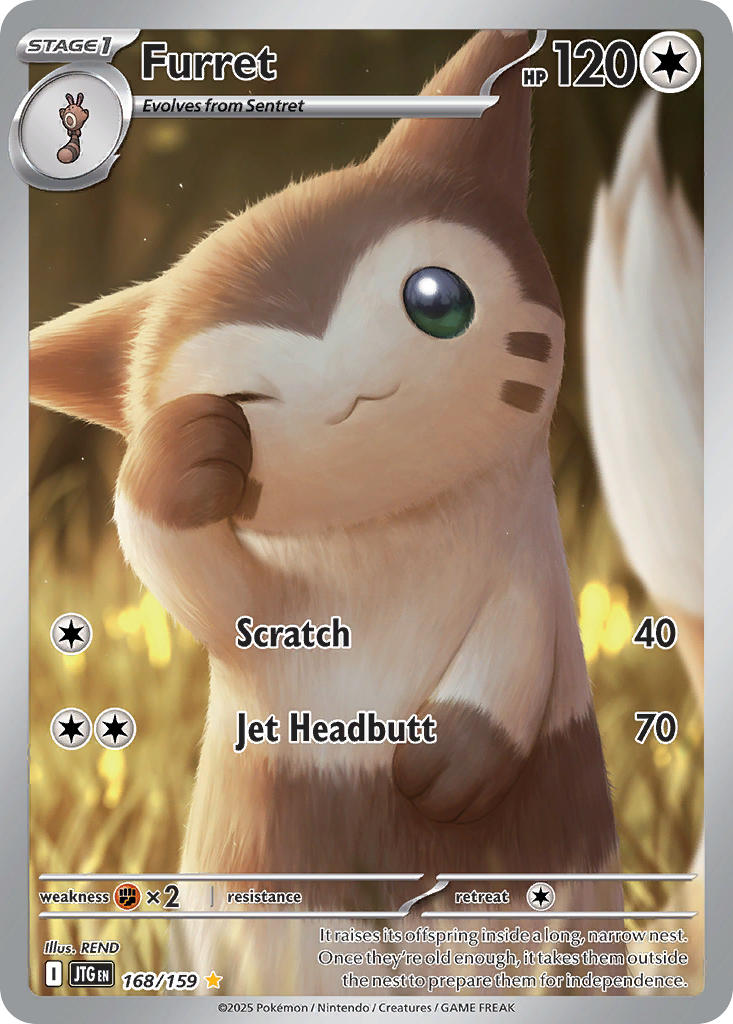 Furret 2025 Juntos en el viaje Juntos en el viaje #168/159 Casi Nuevo