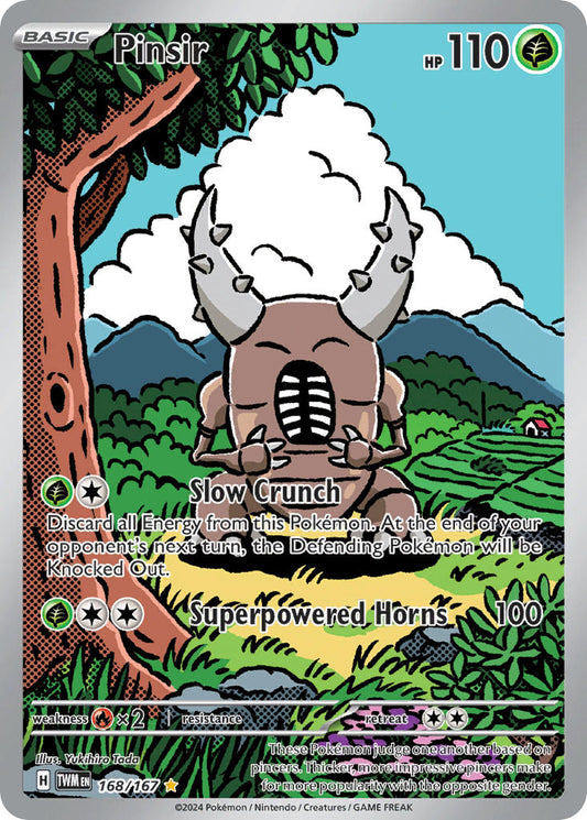 Pinsir #168/167 Twilight Masquerade 2024 Near Mint
