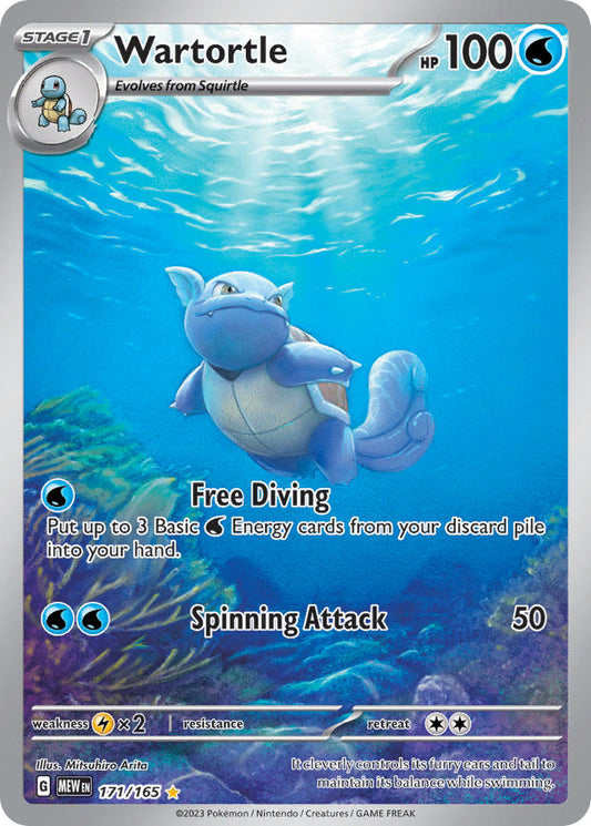 Wartortle 2023 151 151 #171/165 Casi Nuevo