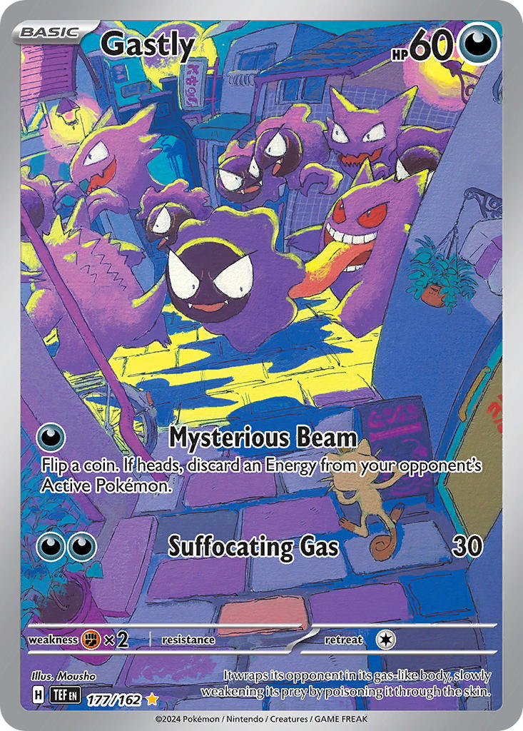 Gastly #177/162 Temporal Forces 2024 Near Mint