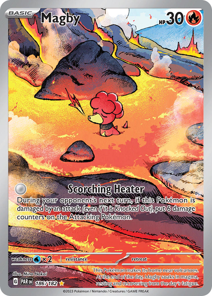 Magby #186/182 Paradox Rift 2023 Near Mint