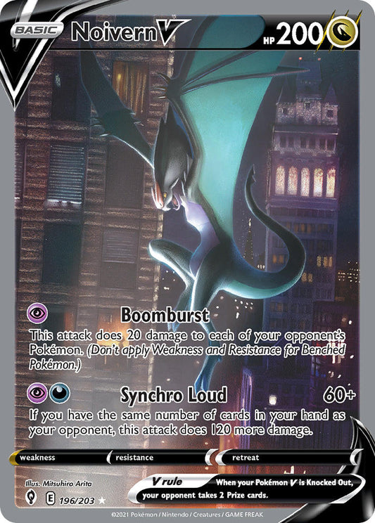 Noivern V #196/203 Cielos Evolutivos 2021 Casi Nuevo