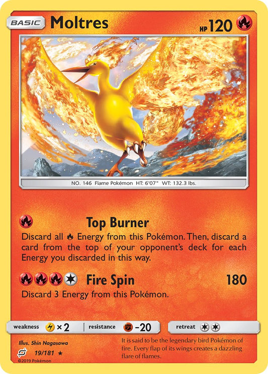Moltres 2019 Team Up Team Up #19/181 Très bon état