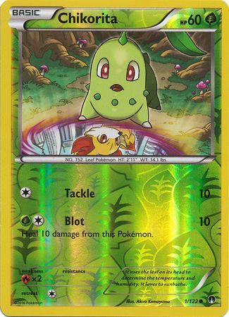 Chikorita 2016 BREAKpoint BREAKpoint #1/122 Near Mint