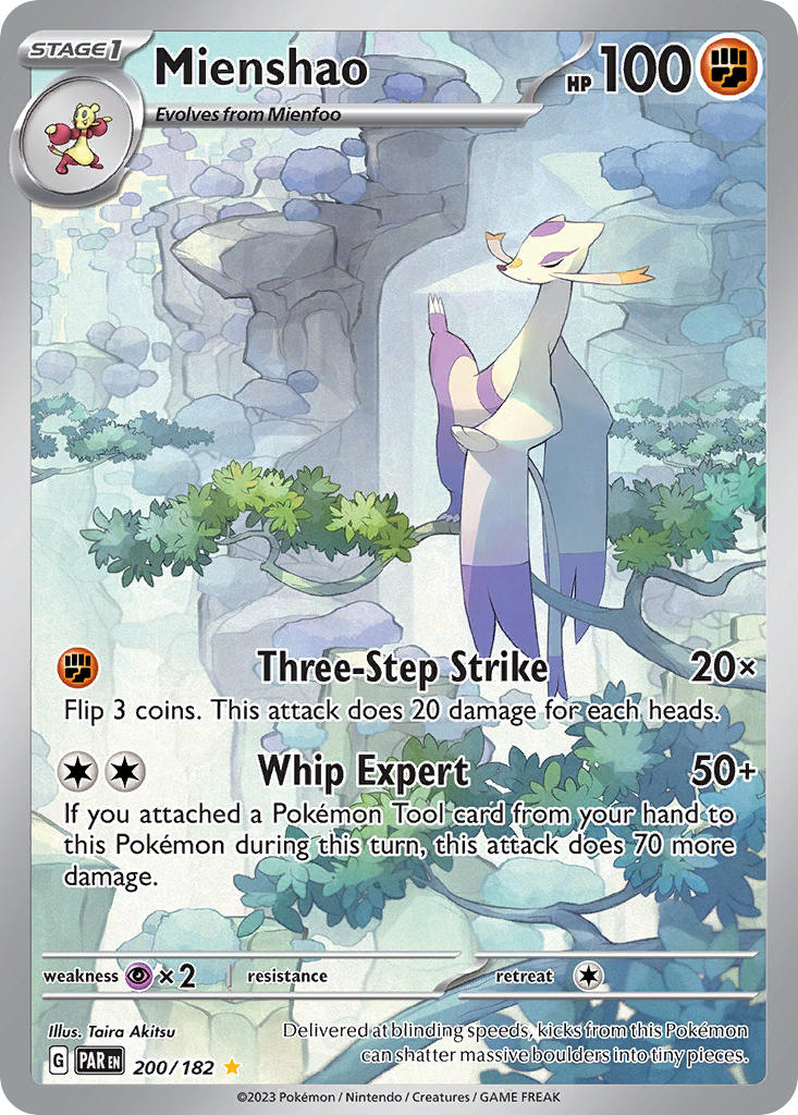 Mienshao #200/182 Paradox Rift 2023 Near Mint