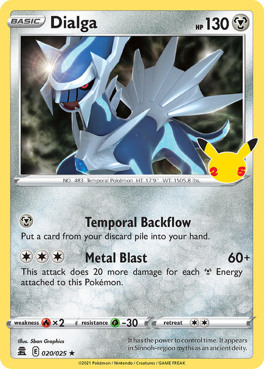 Dialga 2021 Celebrations Celebrations #020/025 Near Mint