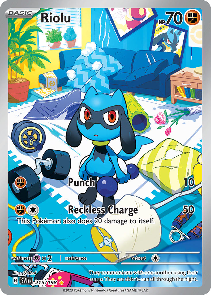 Riolu #215/198 Scarlet & Violet 2023 Near Mint