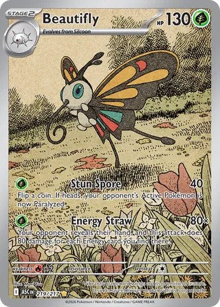 Beautifly #219/217 Ascended Heroes 2026 Near Mint