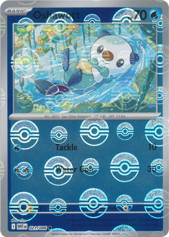 Oshawott 2025 Llama Blanca Llama Blanca #021/086 Casi Nuevo