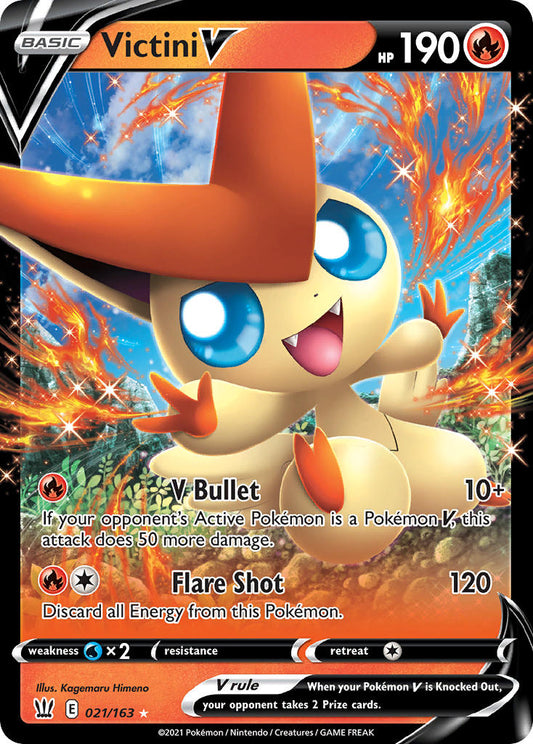 Victini V #021/163 Styles de Combat 2021 État Proche du Neuf