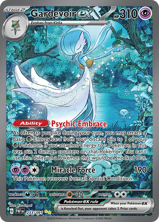 Gardevoir ex 2024 Paldean Fates Paldean Fates #233/091 Casi Nuevo