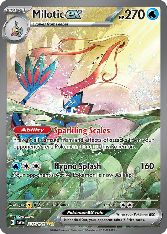 Milotic ex #237/191 Chispas Crecientes 2024 Casi Nuevo