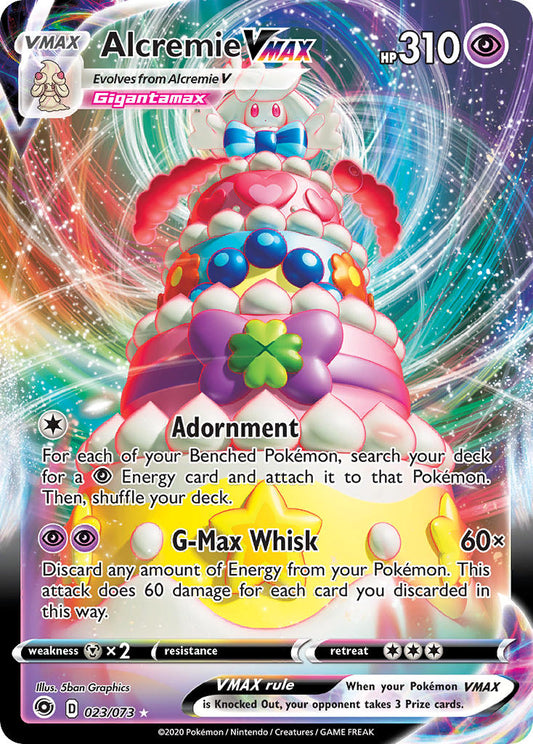 Alcremie VMAX #023/073 Champion's Path 2020 Near Mint