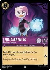 Lena Sabrewing - Rebellious Teenager #43 Lorcana Into the Inklands - NM