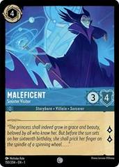 Maléfica - Visitante Siniestra #150 Lorcana Primer Capítulo - NM