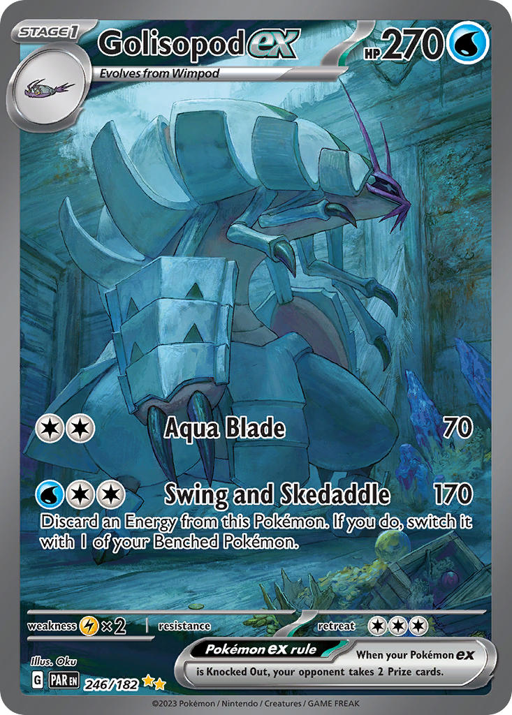 Golisopod ex #246/182 Paradoja Temporal 2023 Casi Nuevo