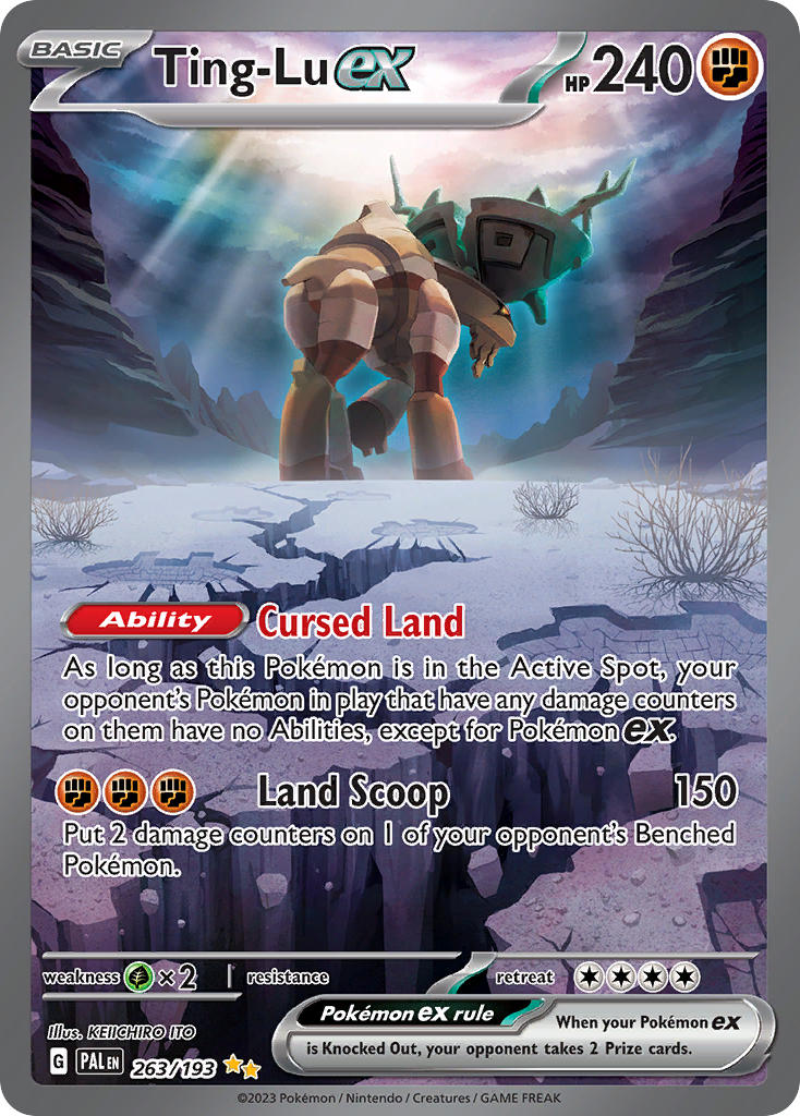 Ting-Lu ex 2023 Paldea Evolved Paldea Evolved #263/193 Casi Nuevo