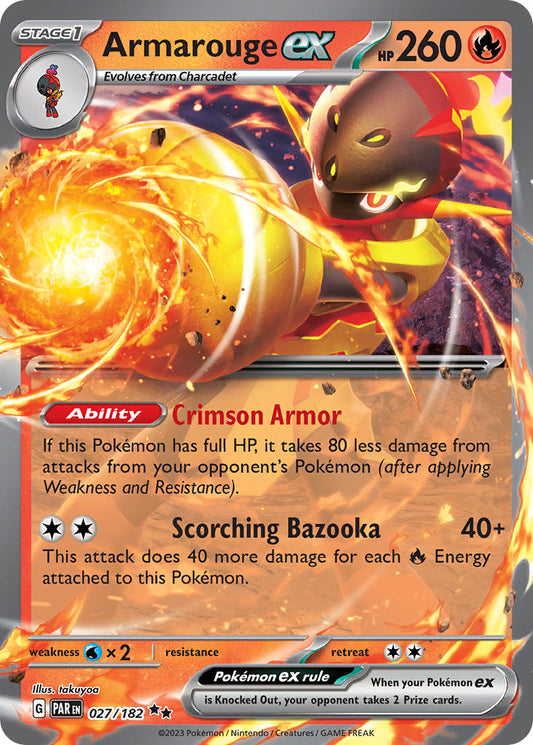 Armarouge ex #027/182 Brecha Paradoja 2023 Casi Nuevo