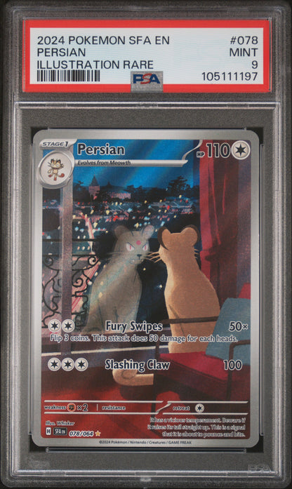 Persan n°078/064 Fable Voilée 2024 PSA 9