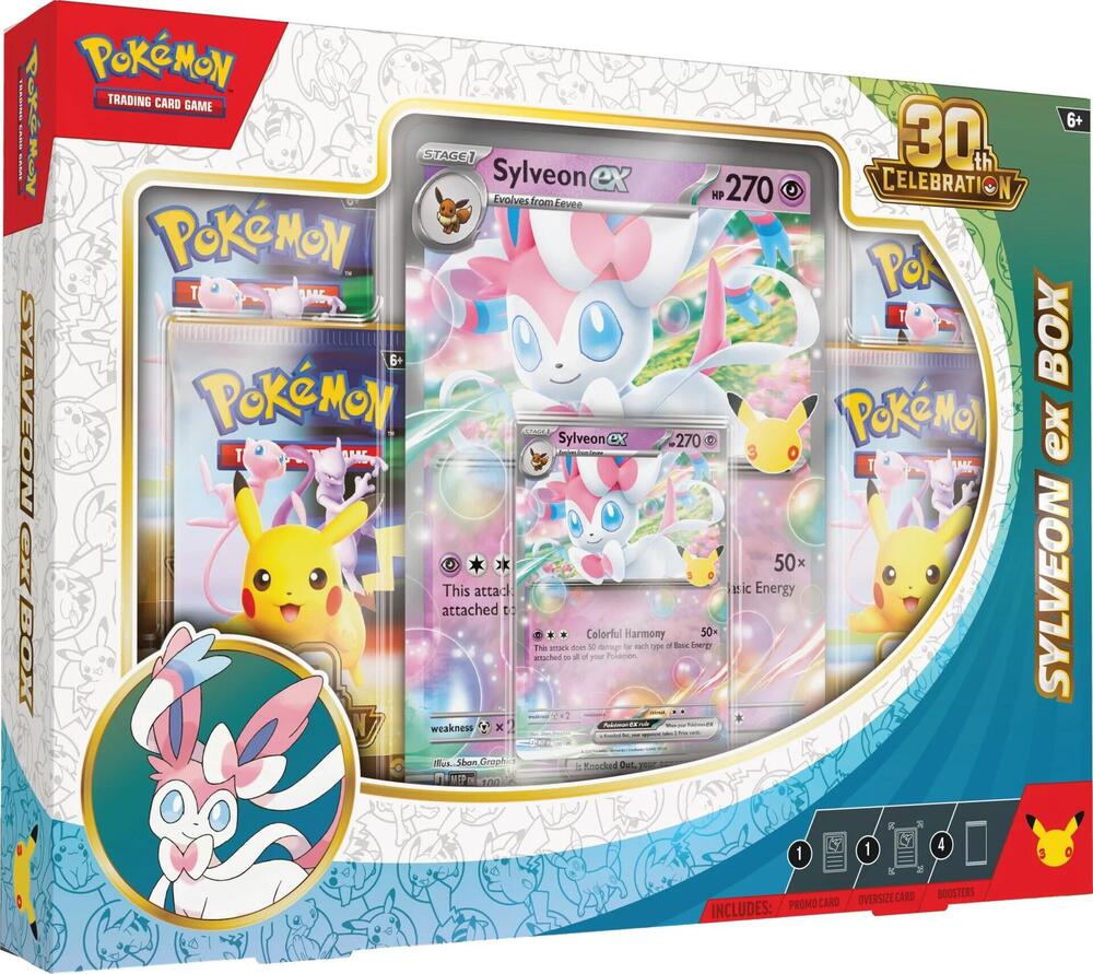 30th Celebration Sylveon ex Box # Mega Evolution TCG Merchandise 2026 Near Mint