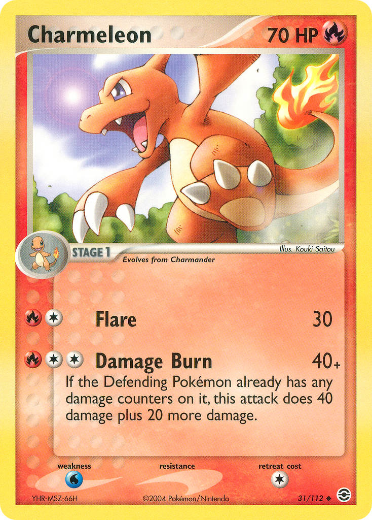 Charmeleon 2004 EX Fire Red & Leaf Green EX Fire Red & Leaf Green #31/112 Near Mint