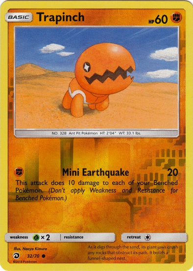 Trapinch 2018 Dragon Majesty Dragon Majesty #32/70 Near Mint