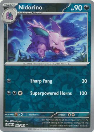 Nidorino 2023 151 151 #033/165 Casi Nuevo
