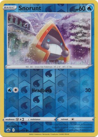 Snorunt #035/198 Reinado Helado 2021 Casi Nuevo