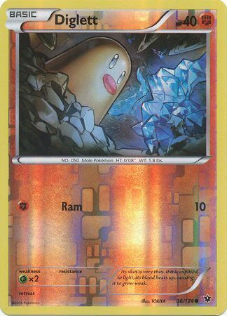 Diglett 2016 Fates Collide Fates Collide #36/124 Casi Nuevo