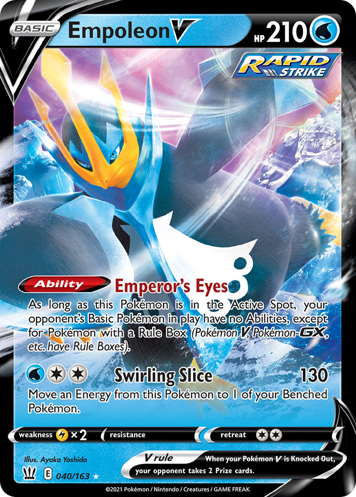 Empoleon V #040/163 Battle Styles 2021 Near Mint