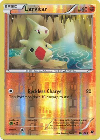 Larvitar 2016 Fates Collide Fates Collide #40/124 Near Mint