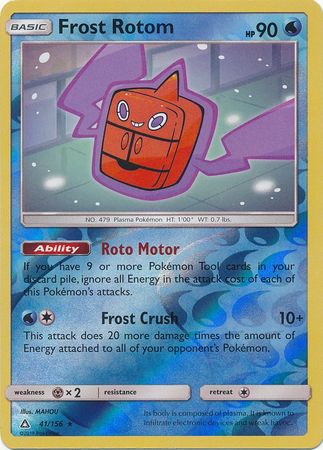 Rotom Frío 2018 Ultra Prisma Ultra Prisma #41/156 Casi Nuevo